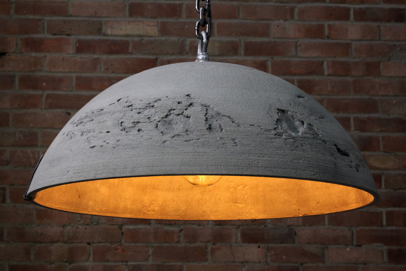 Lunar Concrete Pendant Lampshades